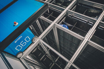 Roboter eines Autostore Systems 